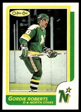 1986-87 O-Pee-Chee Gordie Roberts Minnesota North Stars #42
