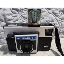 Vintage Kodak Instamatic X-15 Camera w/ Flash Retro not working/ parts only