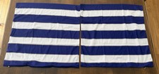 Navy Blue and White Striped Pillow Covers 18 x 18 - Farmhouse