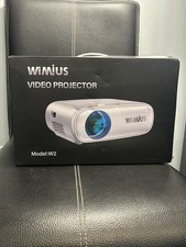 WiMiUS W2 Video Projector Full HD Resolution 1080P, Native 720P Resolution  NEW