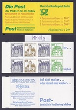 West Berlin Mi. Nr. 532, 534 und 615 C / D = MH 11 g  **  aus Jahrgang 1980 (11)