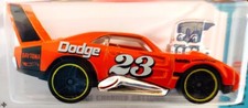 Hot Wheels 2017 #6 Tooned Dodge Charger Daytona Orange 1969 Mopar 1:64 DTX48