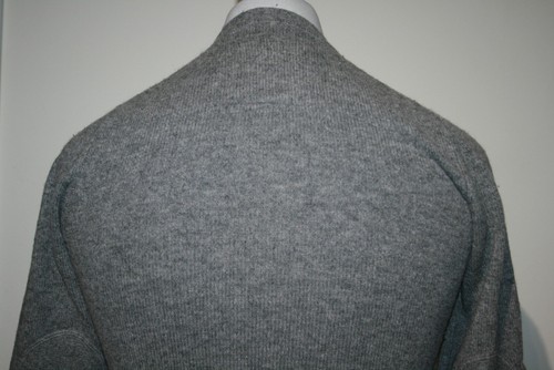 Marie Lund Copenhagen Womens Button-Front Wool Cardigan - S - Grey - Knitted Top - Picture 8 of 11