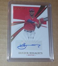 2021 Immaculate Xander Bogaerts Auto  Gold /10 Red Sox World Series Champion 