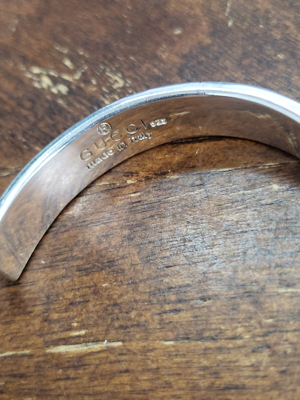 Genuine Vintage and Italian Gucci Cuff Bracelet/ Bangle 9258 eBay