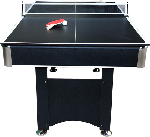 Spartan 6 Ft Pool Table, with Ping Pong Multi Game Combo Tables for Family Recre - Picture 9 of 11