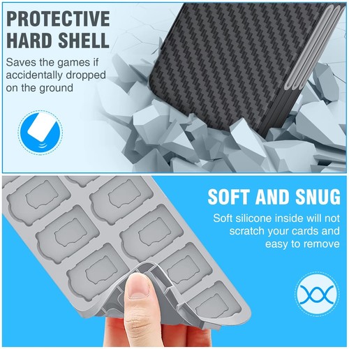 72-in-1 Game Card Case Holder Storage Box Travel Carry Cover for Nintendo Switch - Picture 4 of 8