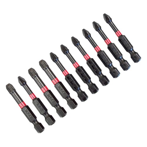 Juego de 10 brocas de taladro destornillador de servicio de impacto PZ2-50 mm liberación rápida - Imagen 9 de 12