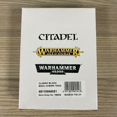 KHEMRI TOMB KINGS UNDEAD BLOOD BOWL TEAM FANTASY FOOTBALL KOMPLETTSATZ IN METALL