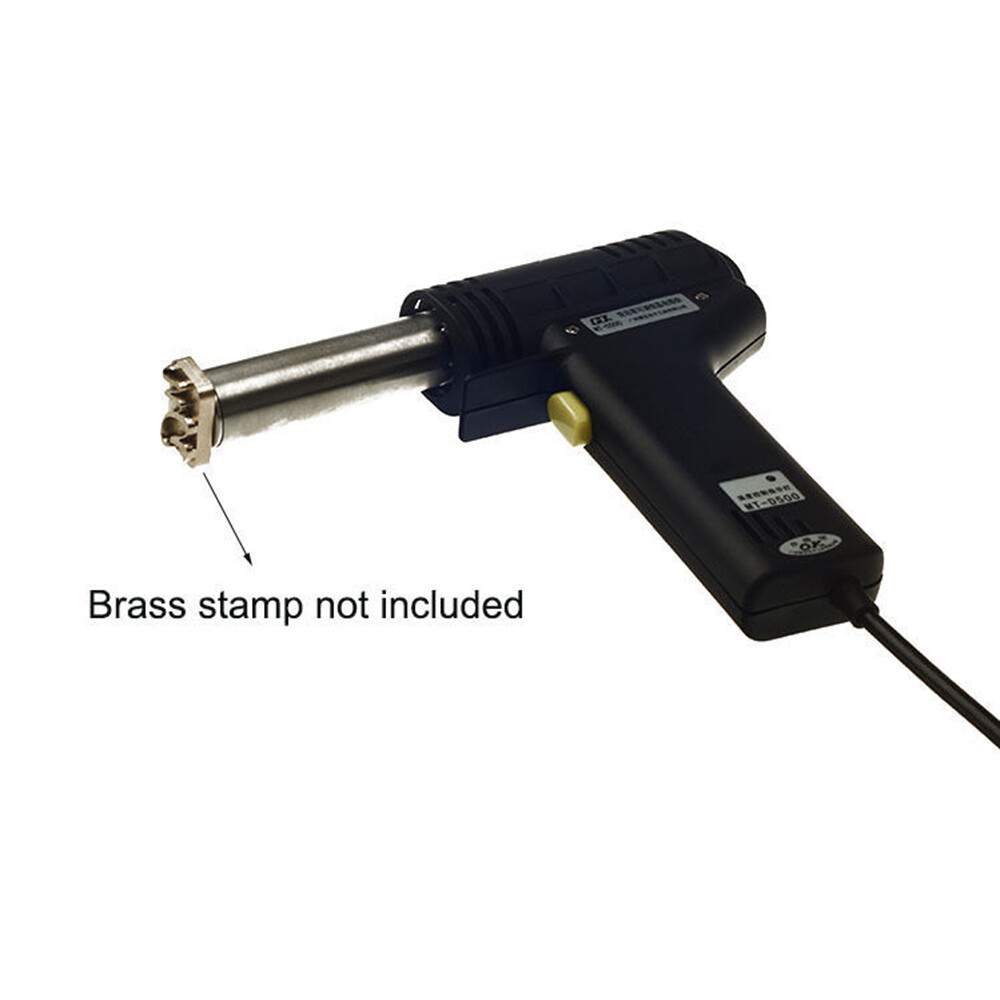 Manual Leather Logo Stamp Hot Foil Embosser Tool Heat Embossing Stamp