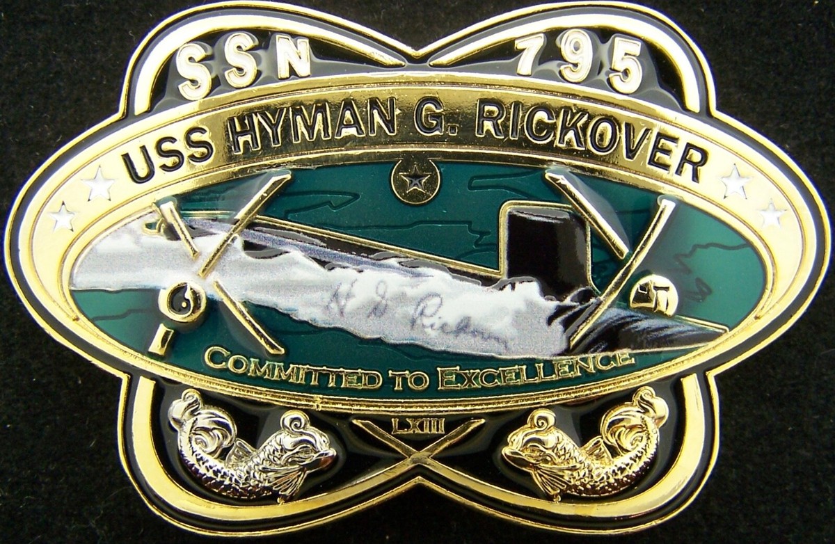 チャレンジメダル⑲ USS LASSEN USS Hyman G. Rickover SSN 795 Challenge Coin | eBay