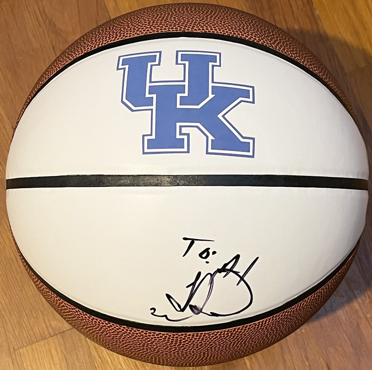 Tayshaun Prince Signed Autographed Kentucky Wildcats Logo