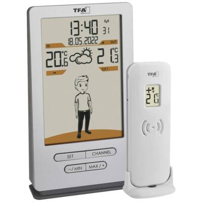 TFA Dostmann Weather Jack 35.1166.54 Funk-Wetterstation Vorhersage für 12 bis 24
