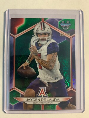 2023 Bowman U Green Mini-Diamond Refractor #D /99 Jayden De Laura #67