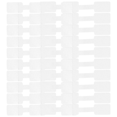 100 Pcs Cable Tag Set Child Self-adhesive Organizer Labels White - Afbeelding 2 van 6