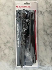 NEW JOBSMART HEAVY-DUTY HOLE PUNCH #1234210 CARBON STEEL BENCH TOP LIFETIME TOOL