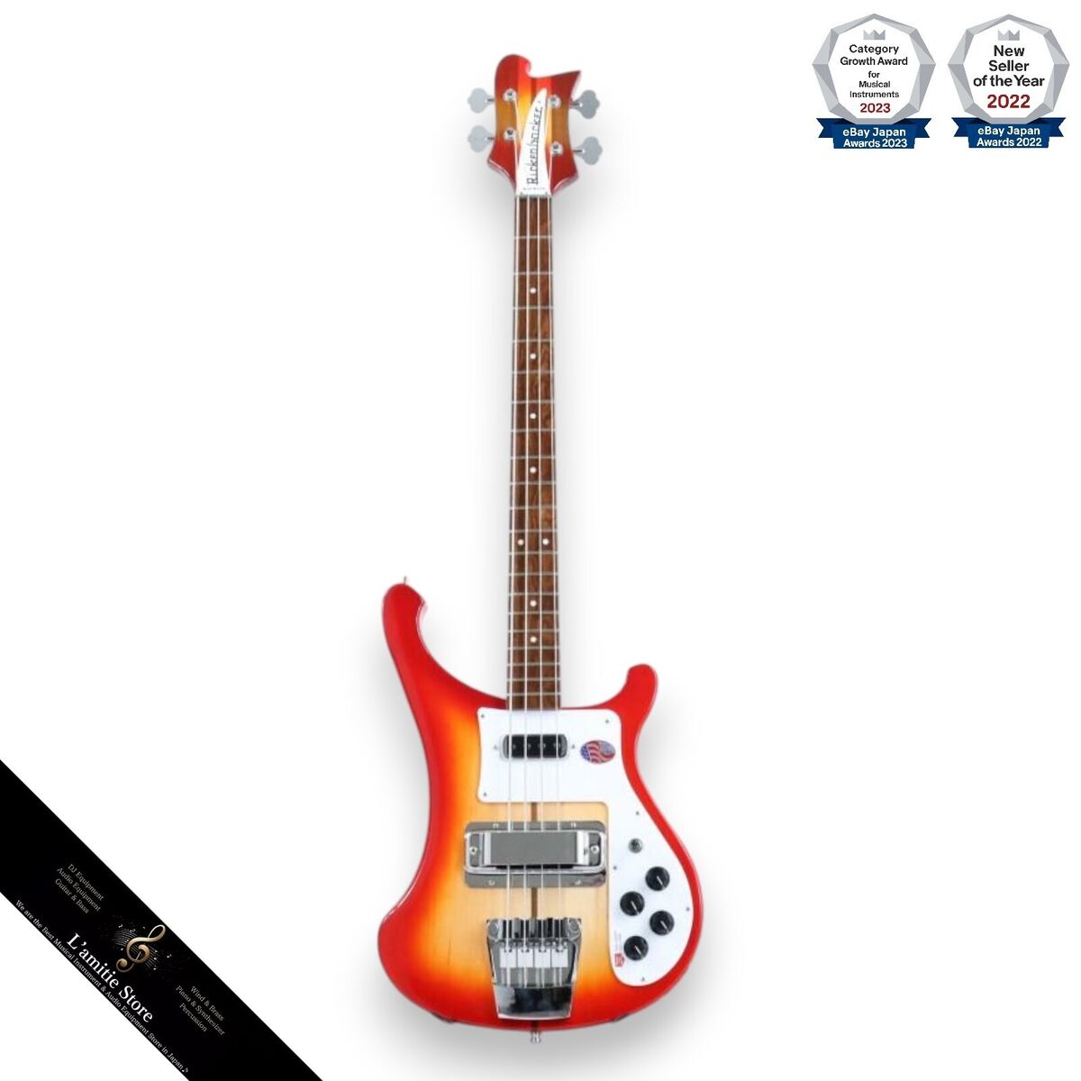 Rickenbacker 4003S Vintage Bass Guitar Fireglo Japan New | eBay Rickenbacker 4003S Vintage Bass Guitar Fireglo Japan New | eBay