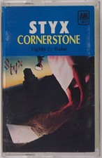 STYX: Cornerstone KOREA IMPORT A M Cassette Tape Paper Labels