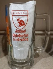 Michelob Red Bull Inn Annual Oktoberfest Large Glass Mug