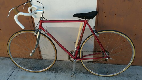 Bici da corsa Legnano anni 80 color amaranto competizione, da collezione. |  eBay