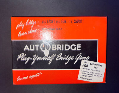 Vintage AUTOBRIDGE Solo Bridge-playing Game JoM