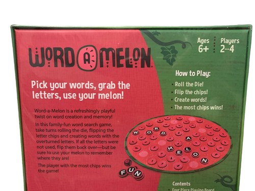 Board Games Word-A-Melon Word Building Memory Game - Picture 2 of 2
