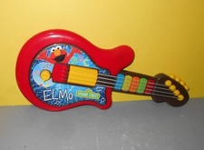 2010 Playskool Sesame Street Elmo Light-Up Musical Guitar Play Toy