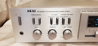 Akai AM-U02 Vintage Stereo Amplifier TESTED, WORKS GREAT | eBay