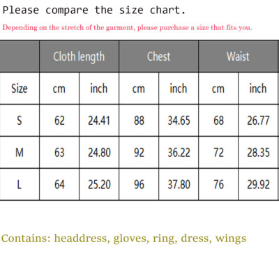 Women Vampire Outfit Cosplay Winged White Angel Costume Halloween Lace Dress Set