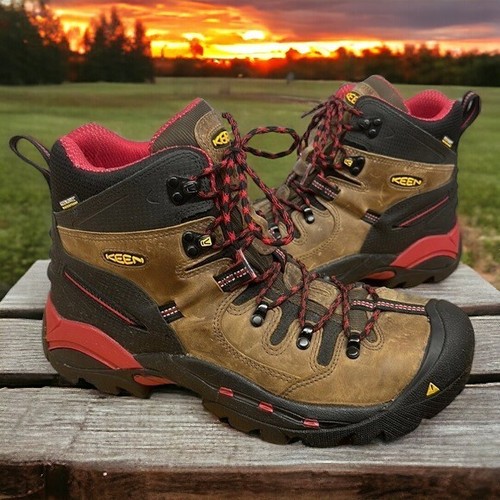 KEEN Utility Pittsburgh 6 Scarponi Da Lavoro Uomo - Pelle Impermeabile, Punta In Acciaio Asimmetrica, Suola Antiscivolo, Certificazione EH