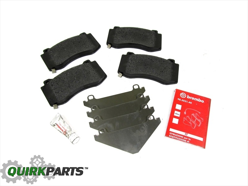 Juego de pastillas de freno delanteras para Jeep Grand Cherokee SRT8 2006-2010 (P/N no disponible)