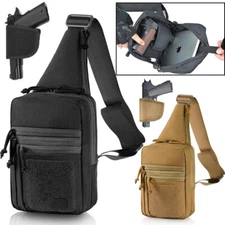 Weekend Sale! Tactical Concealed Carry Shoulder Chest Pack Gun Holster Sling Bag