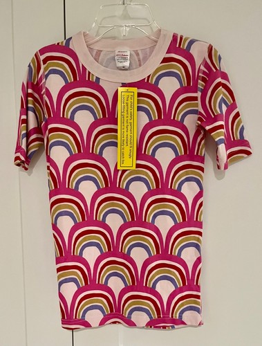 NWT HANNA ANDERSSON Organic Cotton Hello Rainbows Pajama Top - Size 14 (160 cm) - Picture 9 of 9