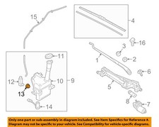 HYUNDAI OEM 92-12 Elantra Wiper Washer-Windshield-Washer Pump Grommet 9862214200