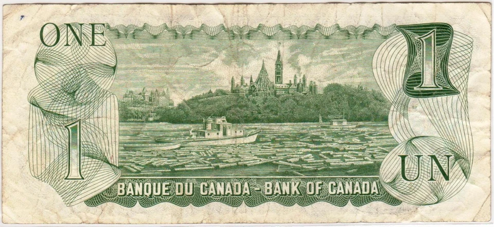 Mazuma *F1136 Canada Queen Elizabeth QEII 1973 $1 BFG4721053 VF - Image 2 of 2