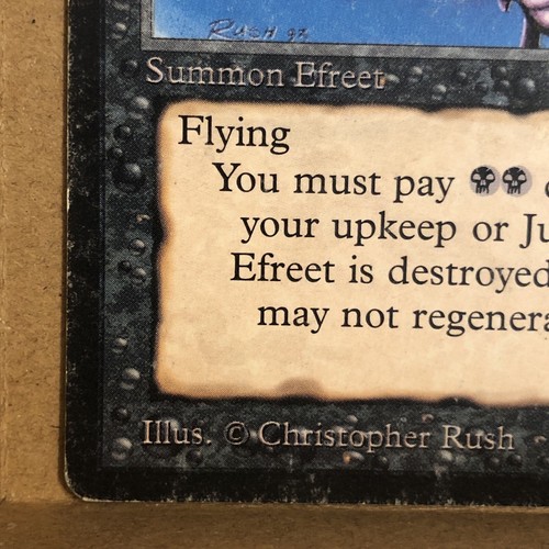 MTG ~ Junun Efreet ~ Arabian Nights ~ English - Picture 5 of 9