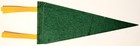 1950-60's Milwaukee Braves Pennant w/ Vintage Brave and County Stadium — photo 2