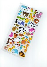 NEW Fun Scrapbooking Planner Stickers Cute Zoo Animals Stickers