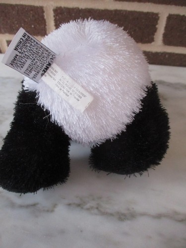 Ganz Webkinz PANDA BEAR Black + White 8" Tall Sitting HM111 - Picture 3 of 4