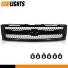 Fit For 2007-2013 Chevy Silverado 1500 Grille Grill Shell w/ Black Insert New