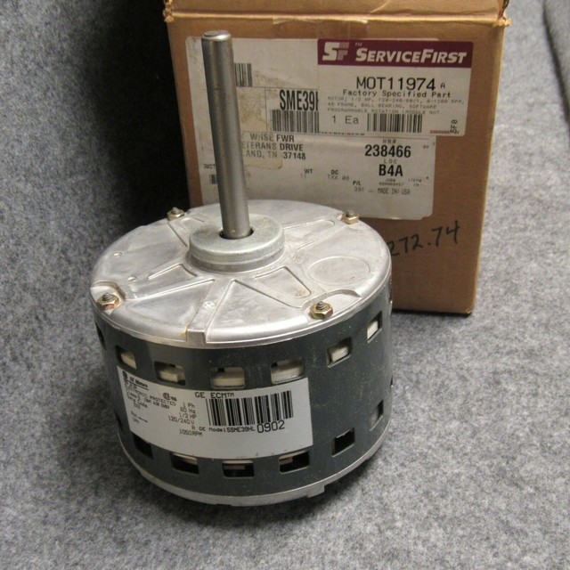 GE Furnace Blower Motor 5456 MOT11974 1/2 HP 120240V 1ph 60hz NEW eBay