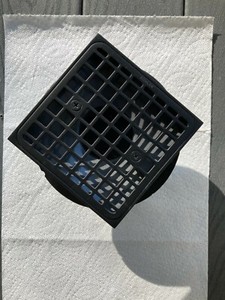 BLACK Kohler Tile-In Square Shower Drain 9136-BL