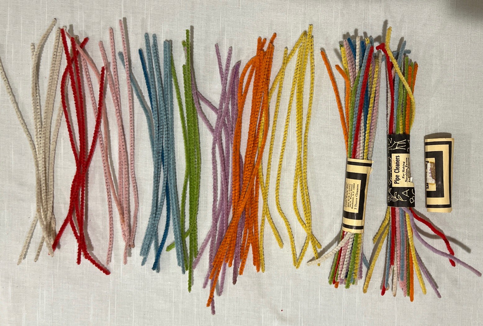 Lot of 100 Vintage Pipe Cleaners 9” Multiple Colors JBLong NY eBay