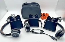 Jabra Evolve 65 SE Stereo Wireless Headset HSC018Wa w/Charging Stand DIV010