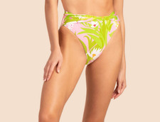 Trina Turk Women Swim La Palma High Waist Bottom Multi Size 4 New