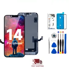 For iPhone 14 LCD Display 3D Touch Screen Digitizer Screen Replacement Kit Lot