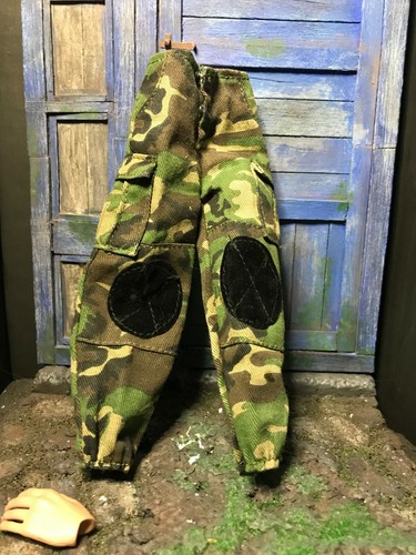 1/6 SCALE KITBASH WOODLAND CAMO PANTS 