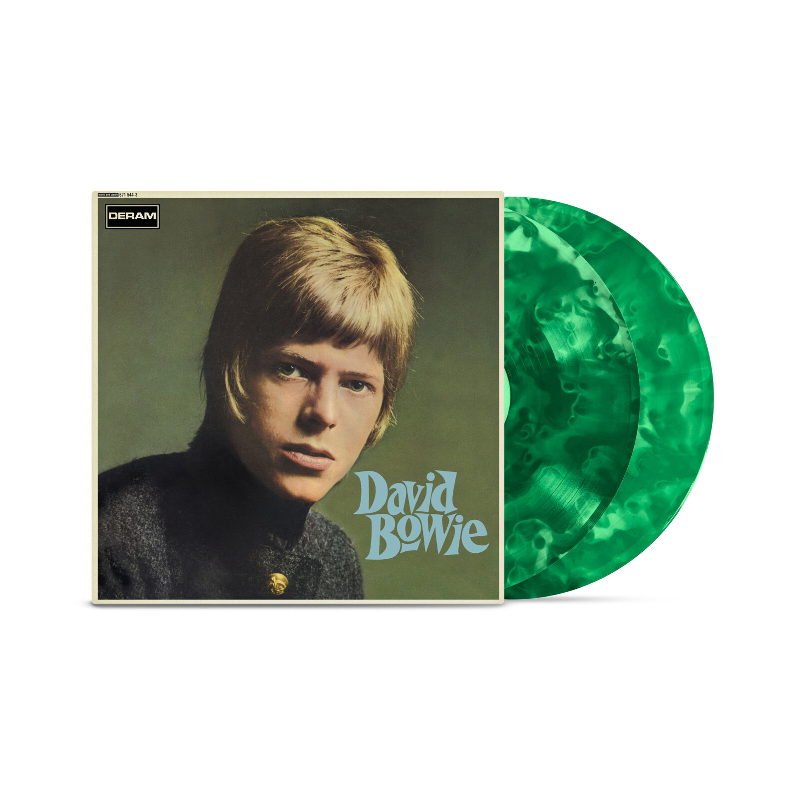 David Bowie Colored Vinyl LP Green And White Marbled Indie Exclusive New