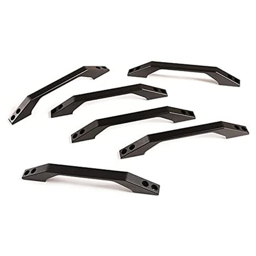 Black Alloy Inner Car Roof Grab Bar Handle Trim For Land Rover Defender 2004-18 - Bild 8 von 15