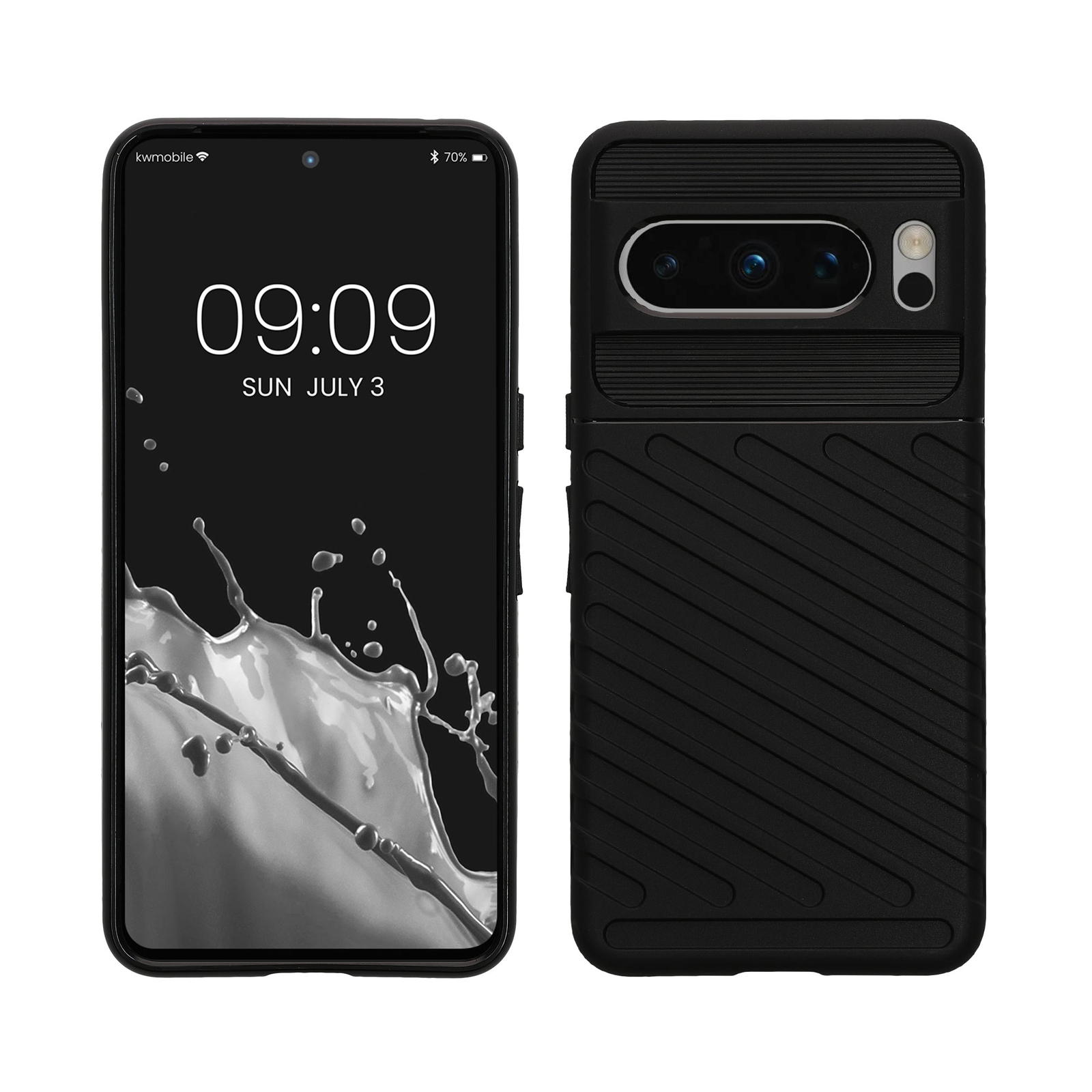 Чехол Hülle для Google Pixel 8 Pro с рельефной поверхностью, защитная крышка, задняя крышка 